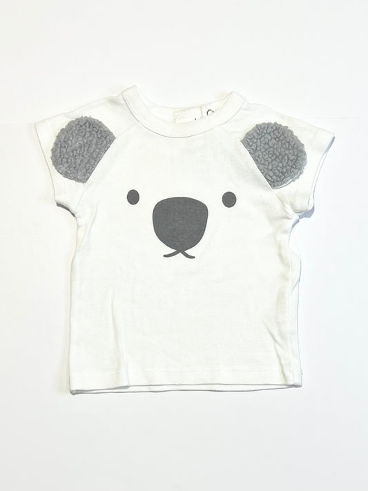 Ribbed koala tee - Size 000