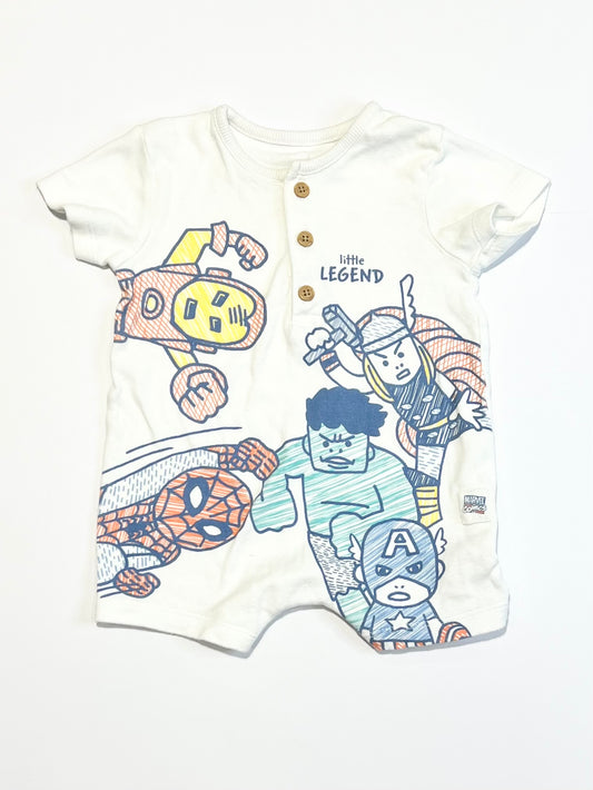Marvel heroes romper - Size 000