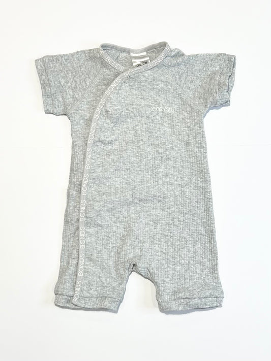 Ribbed Cosysuit romper - Size 000