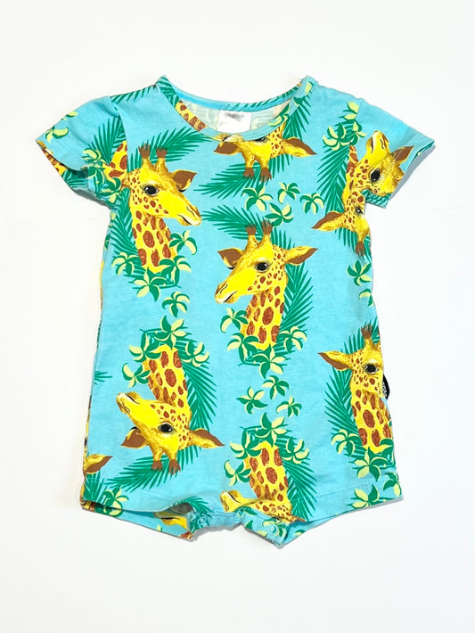 Giraffe romper - Size 000