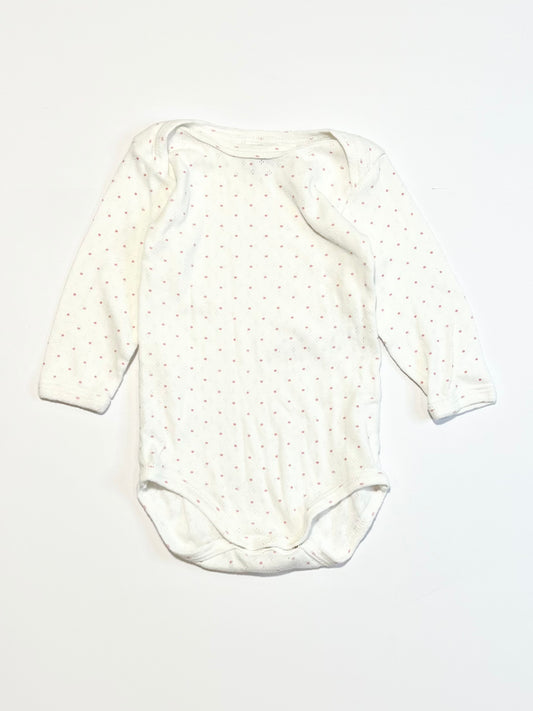White spotty bodysuit - Size 00
