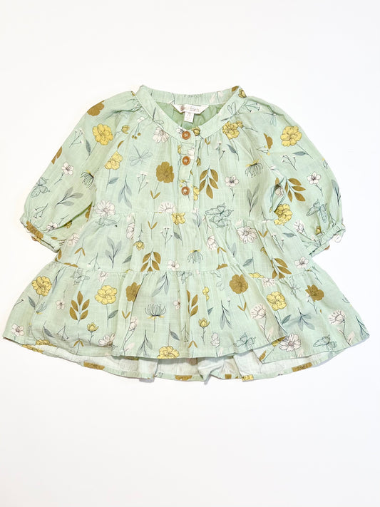 Floral tiered dress - Size 00