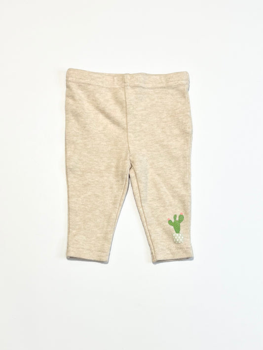 Tan cactus pants - Size 000