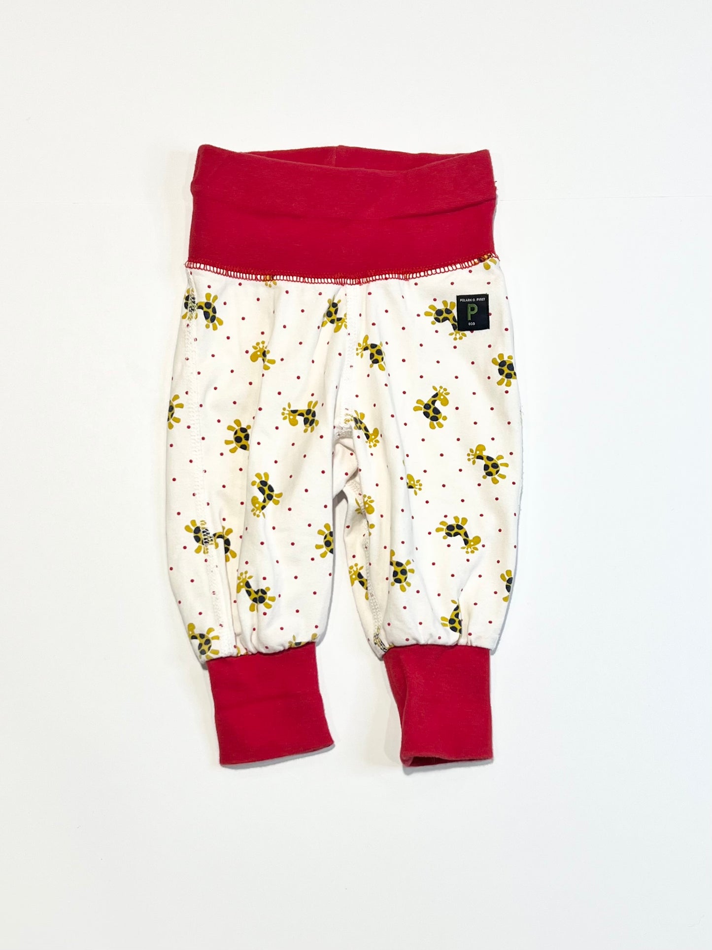 Spotty giraffe pants - Size 1-2 months