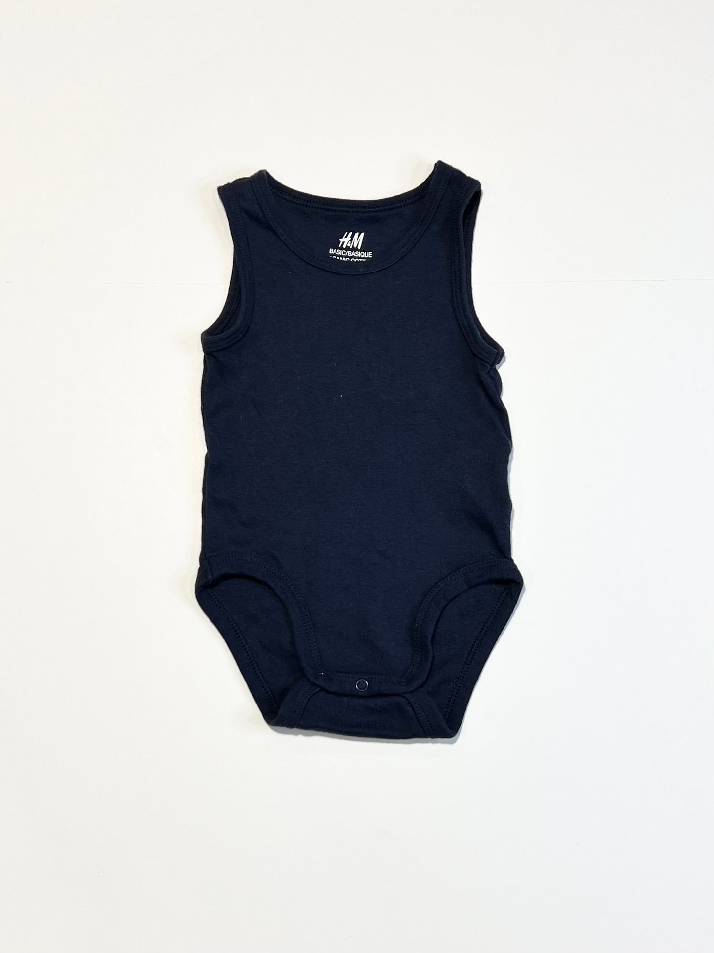 Navy ribbed bodysuit - Size 000