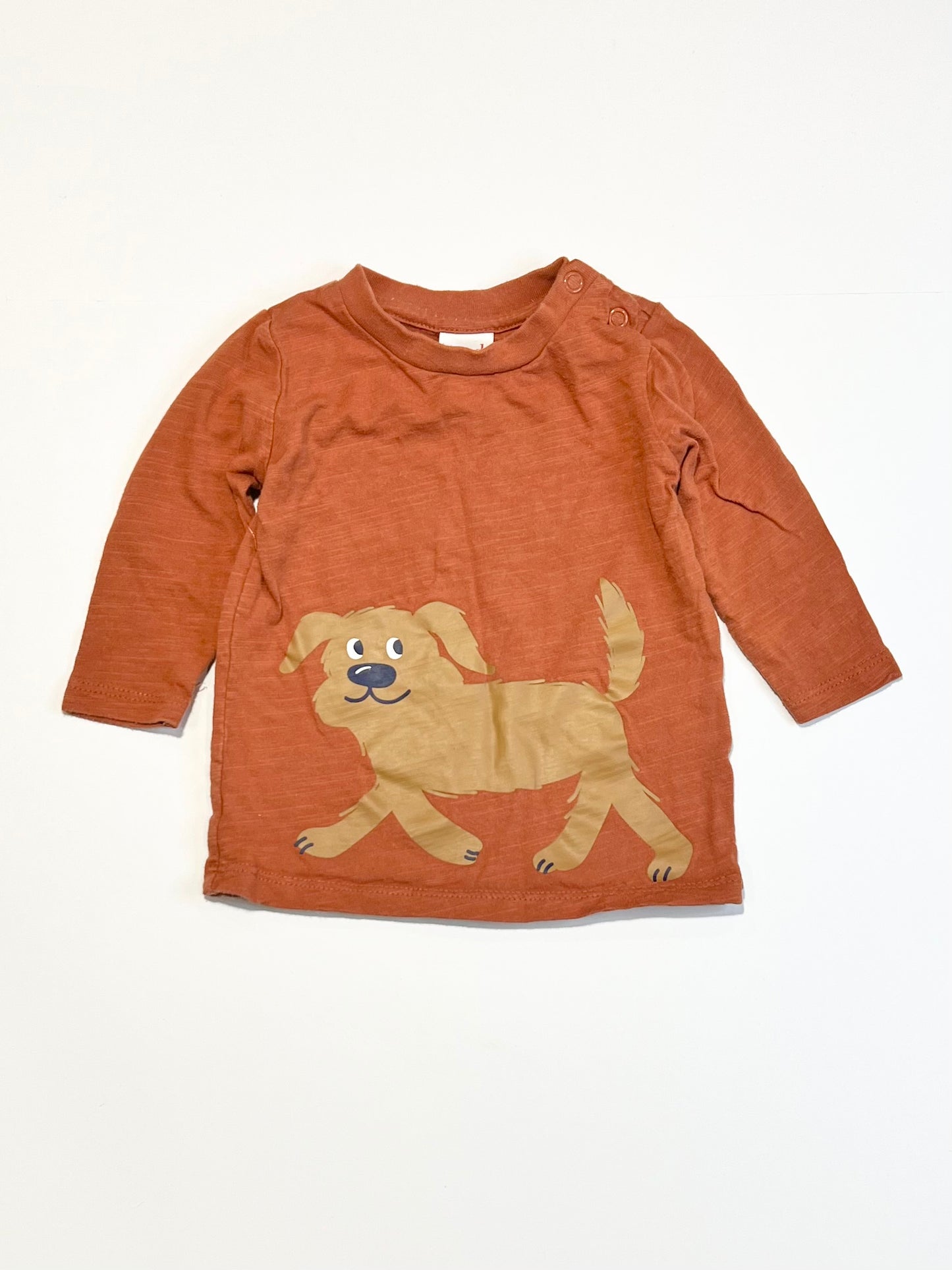 Brown dog top - SIze 000