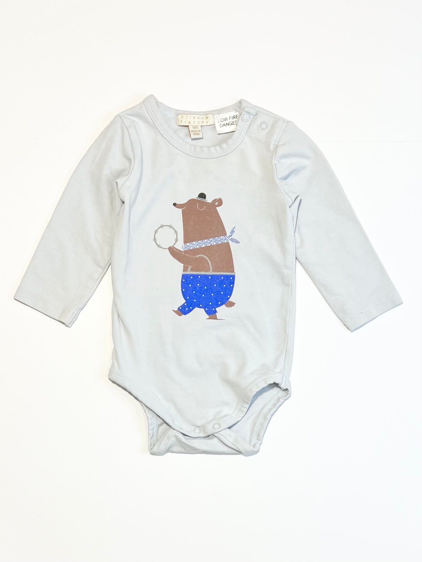 Blue bear bodysuit - Size 000