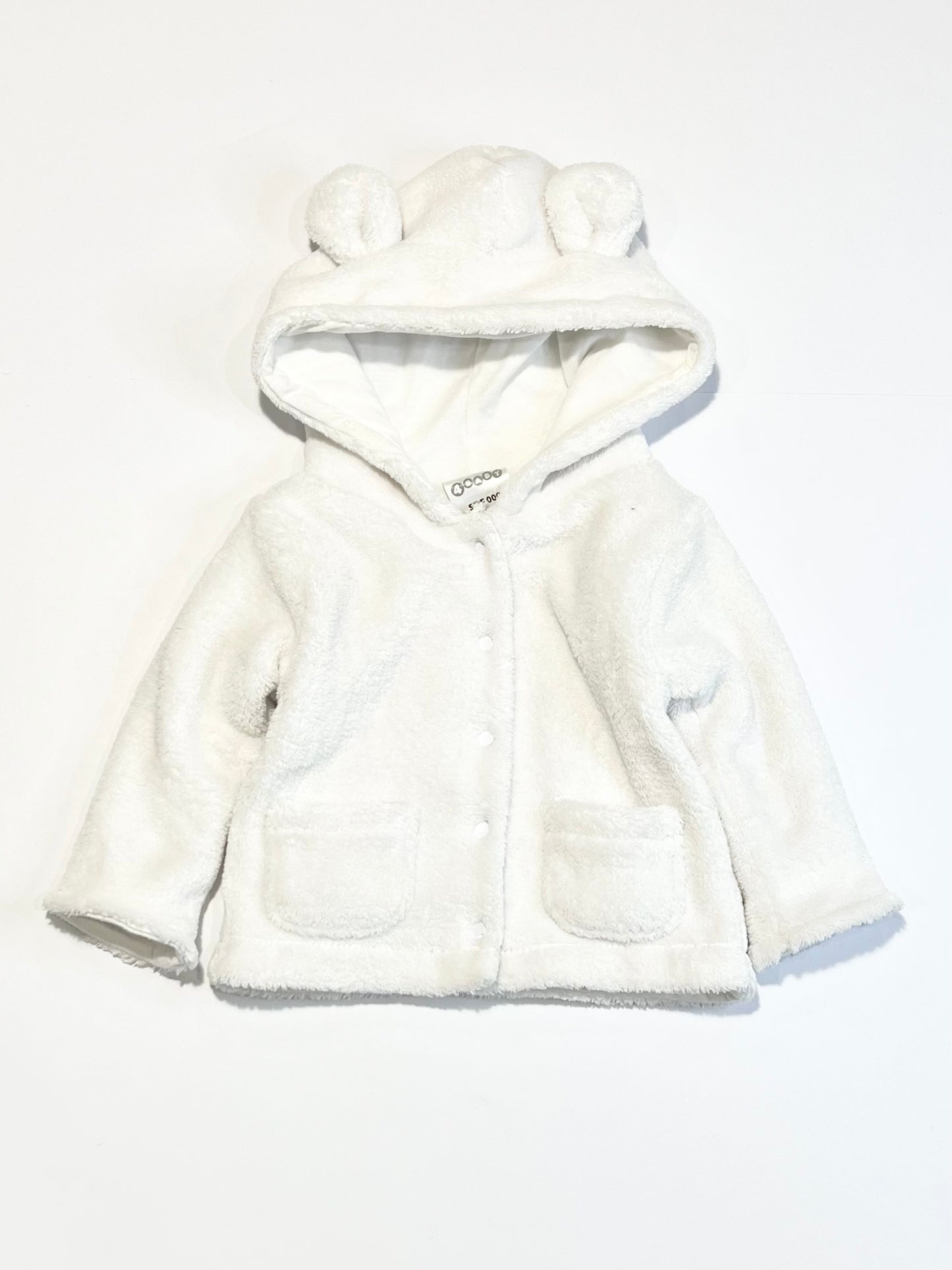 White fleece jacket - Size 000