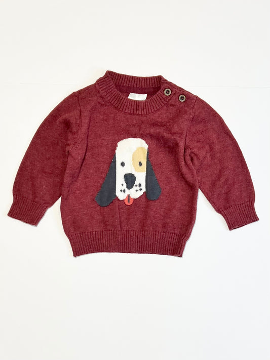 Puppy knit jumper - SIze 000