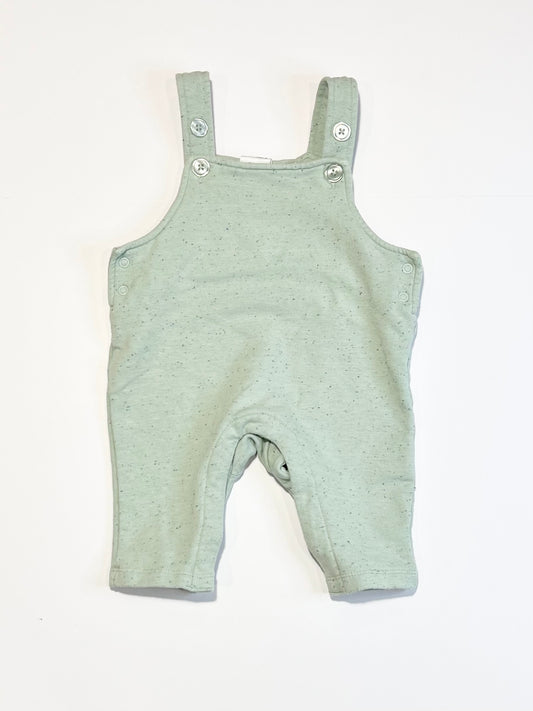 Green fleece overalls - Size 000