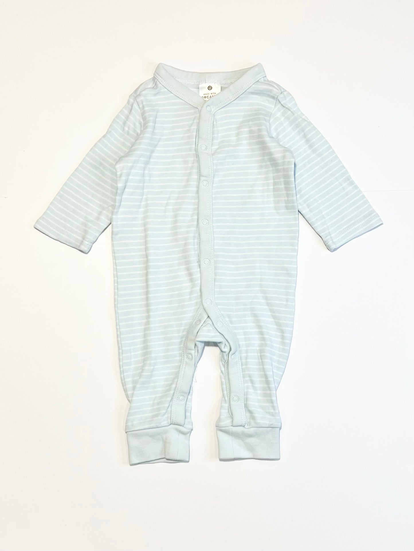 Blue striped onesie - Size 000