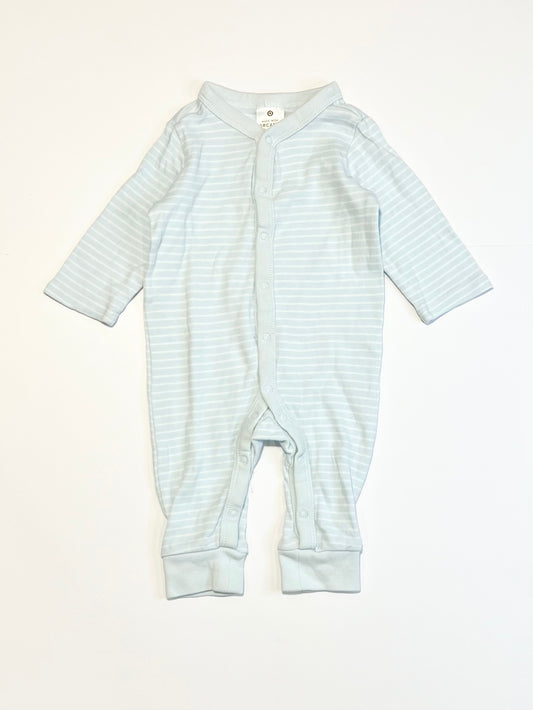 Blue striped onesie - Size 000