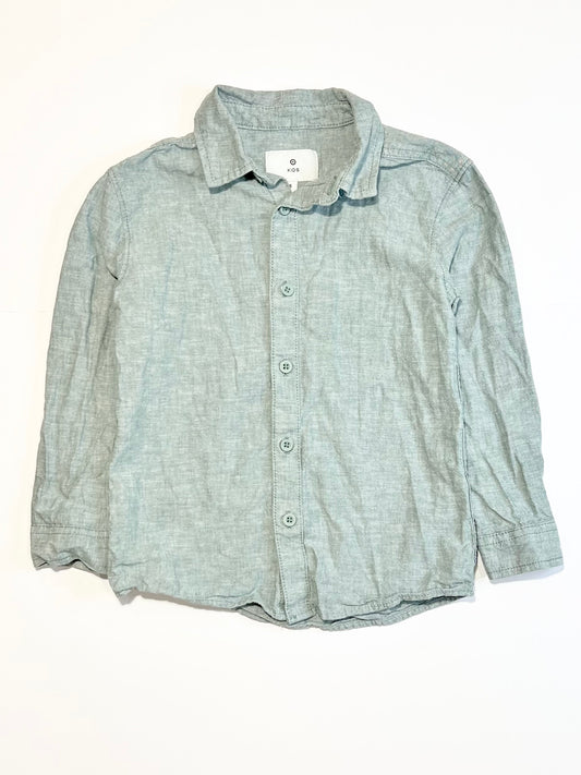 Green woven shirt - Size 5