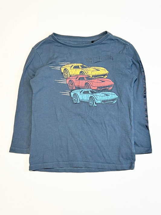Blue Hot Wheels top - Size 5