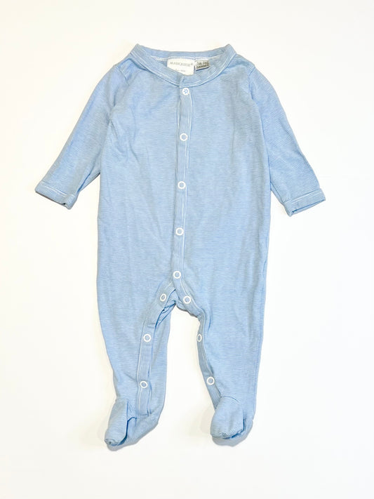 Blue striped onesie - Size 000