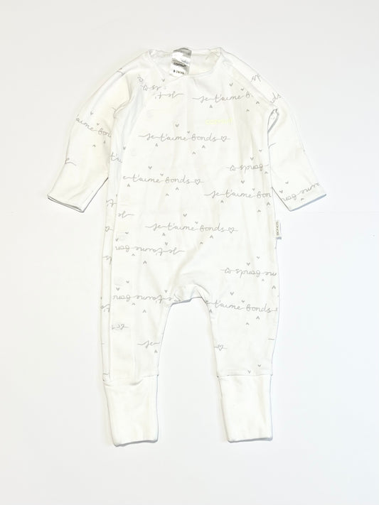 White Cosysuit - Size 000