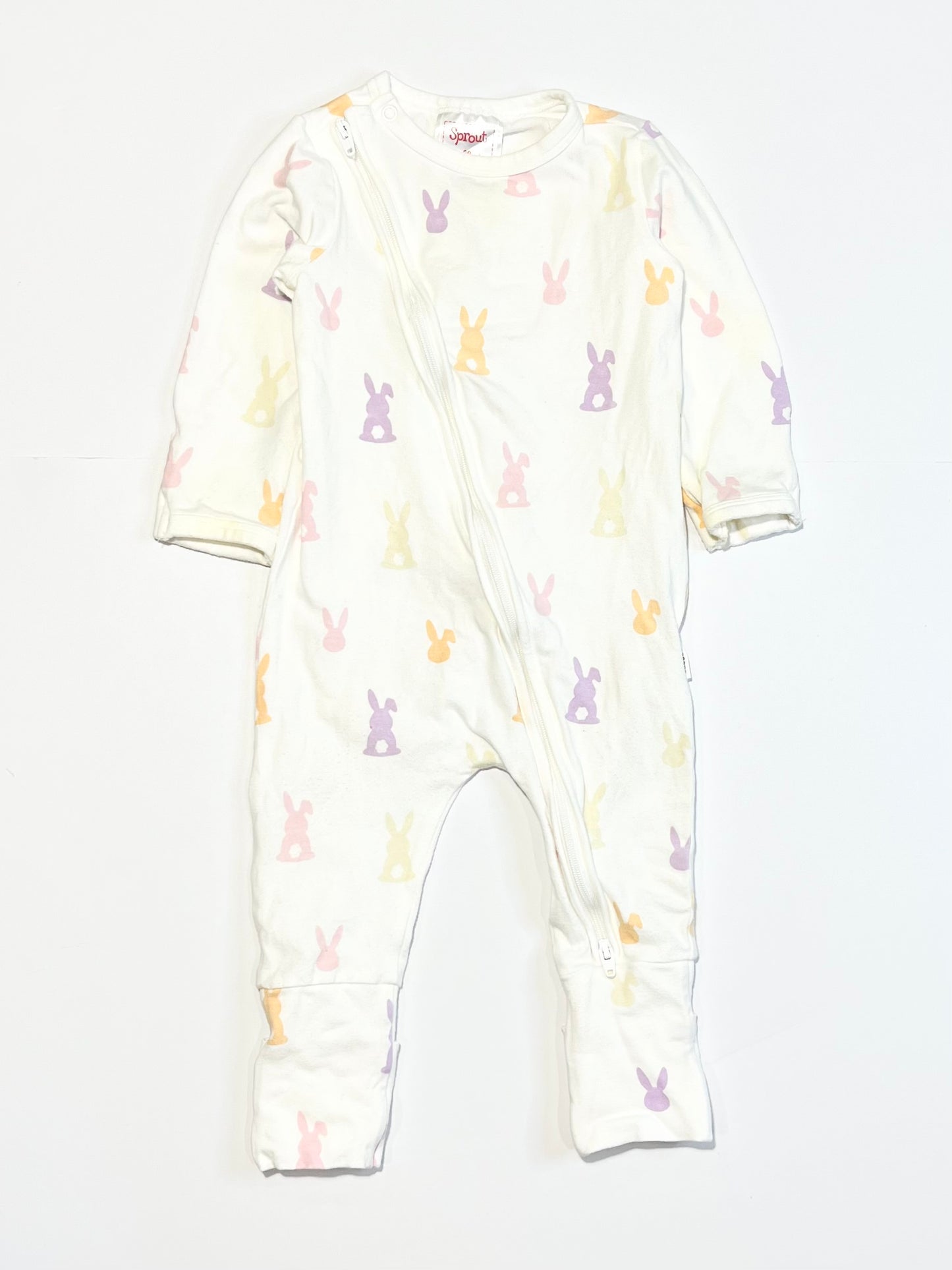 Bunny zip onesie - Size 00