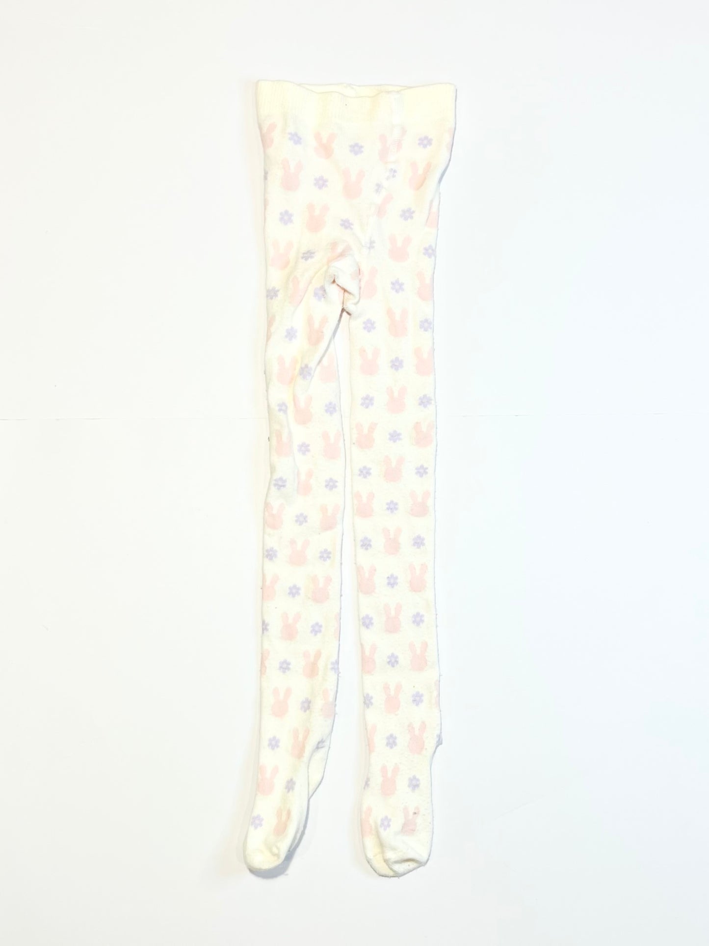 Pink bunny tights - Size 4+
