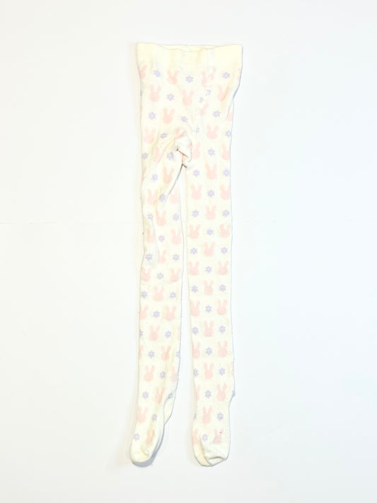 Pink bunny tights - Size 4+