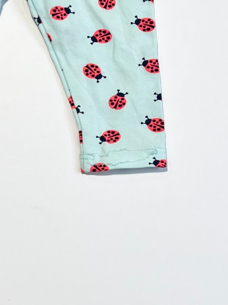 Ladybug leggings - Size 000