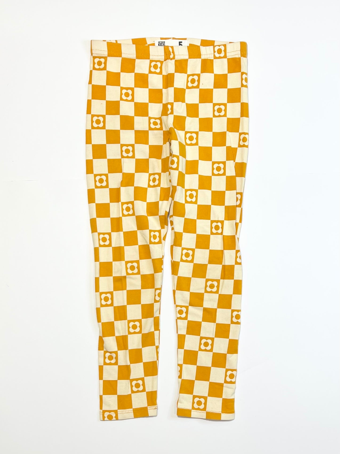 Checkered leggings - Size 5
