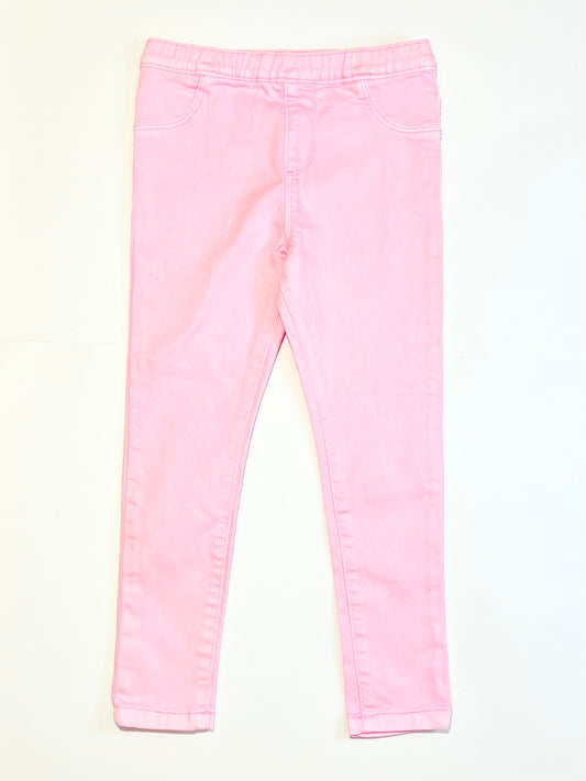 Pink jeggings - Size 5-6