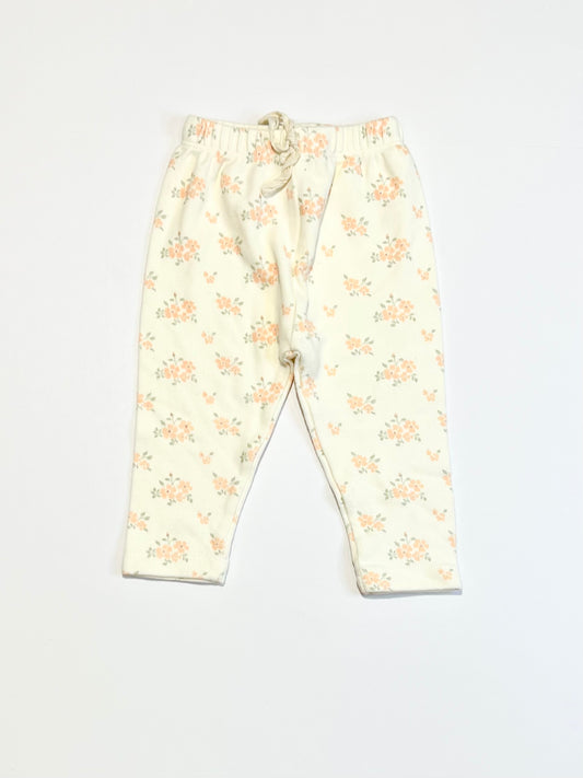 Ribbed floral pants - Size 000