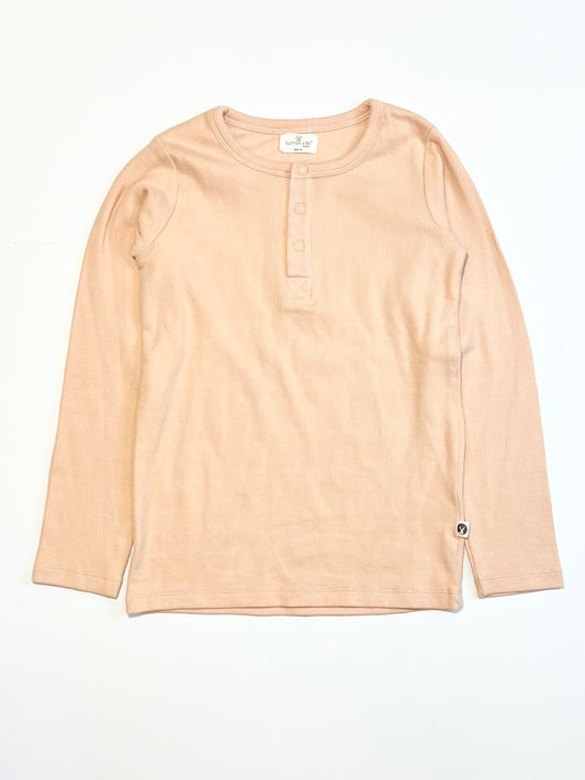 Ribbed henley top - Size 5