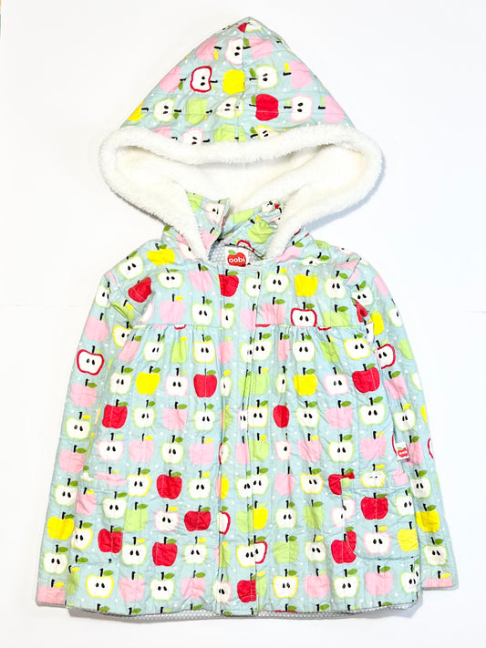 Quilted apples jacket - Size 6