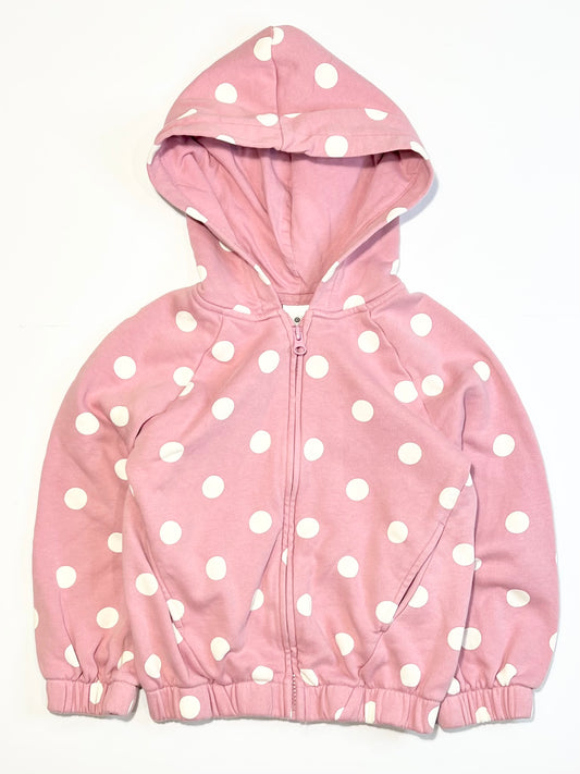 Spotty zip hoodie - Size 5
