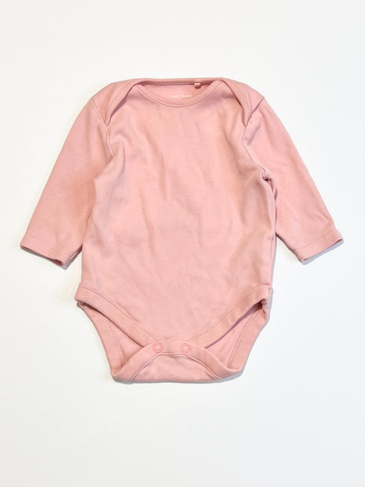 Pink ribbed bodysuit - Size 000