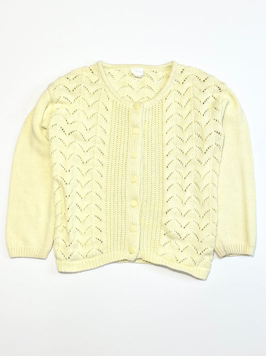 Cream knit cardigan - Size 5