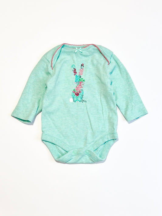Green bunny bodysuit - Size 000