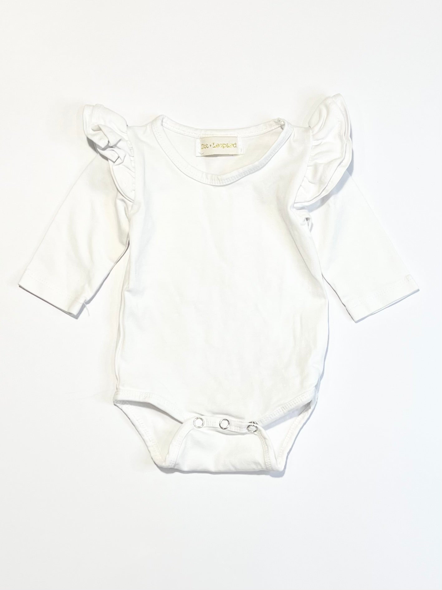 White flutter bodysuit - Size 000
