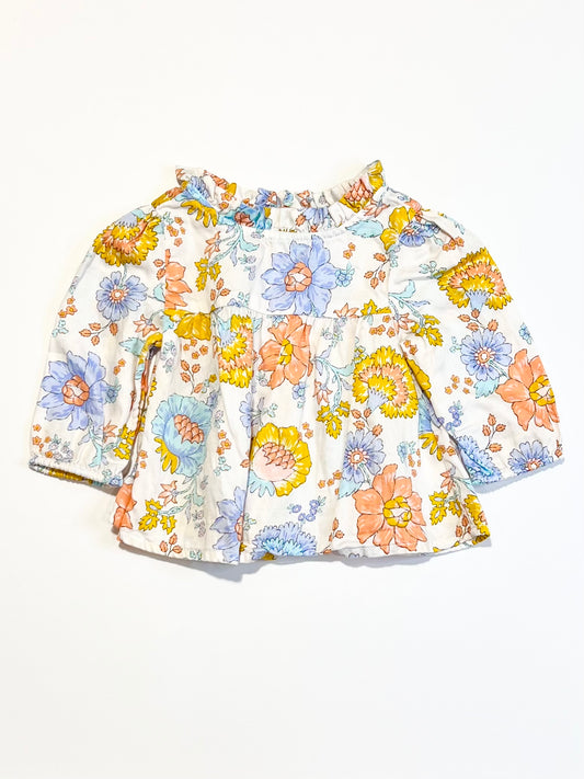 Floral cotton top - Size 000