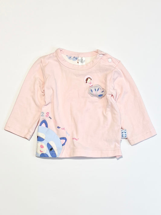 Pink ruffle top - Size 000