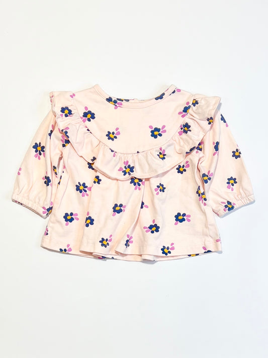 Floral jersey top - Size 000