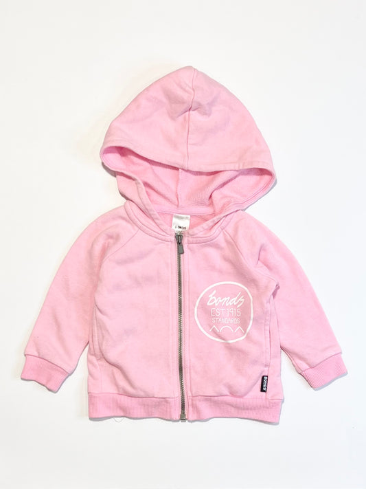 Pink zip hoodie - Size 000