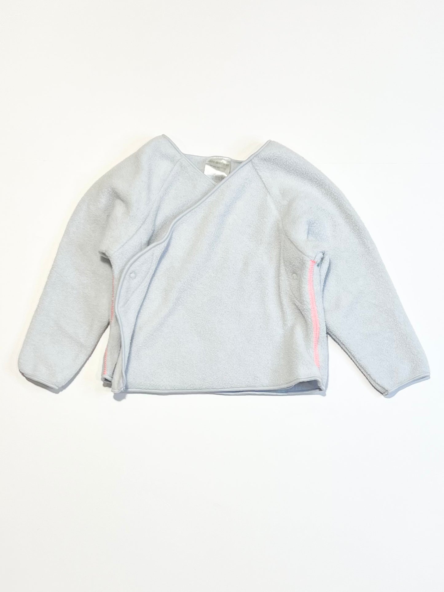 Fleece cross-over sweater - Size 000