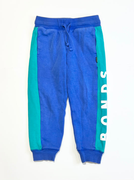 Block colour jersey trackies - Size 4
