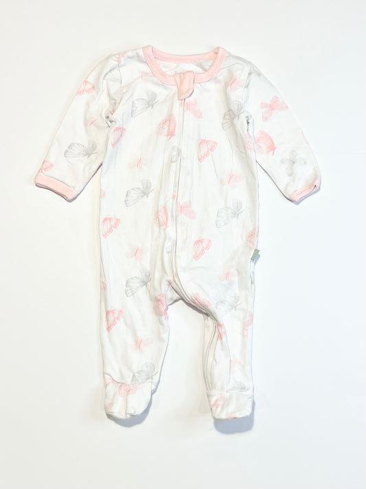 Butterflies zip onesie - Size 000