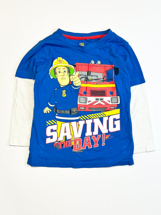 Fireman Sam top - Size 4