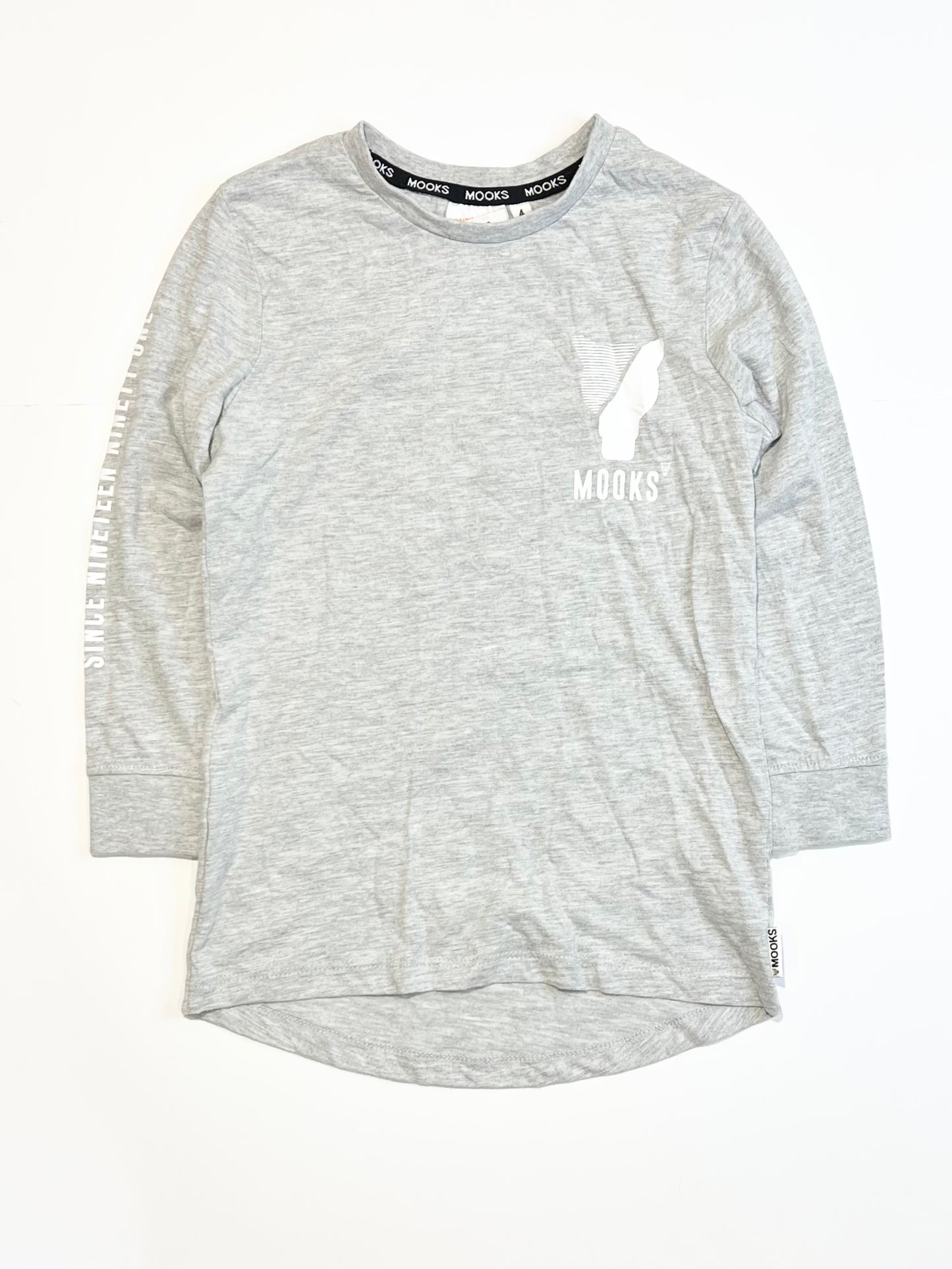 Grey logo top - Size 4