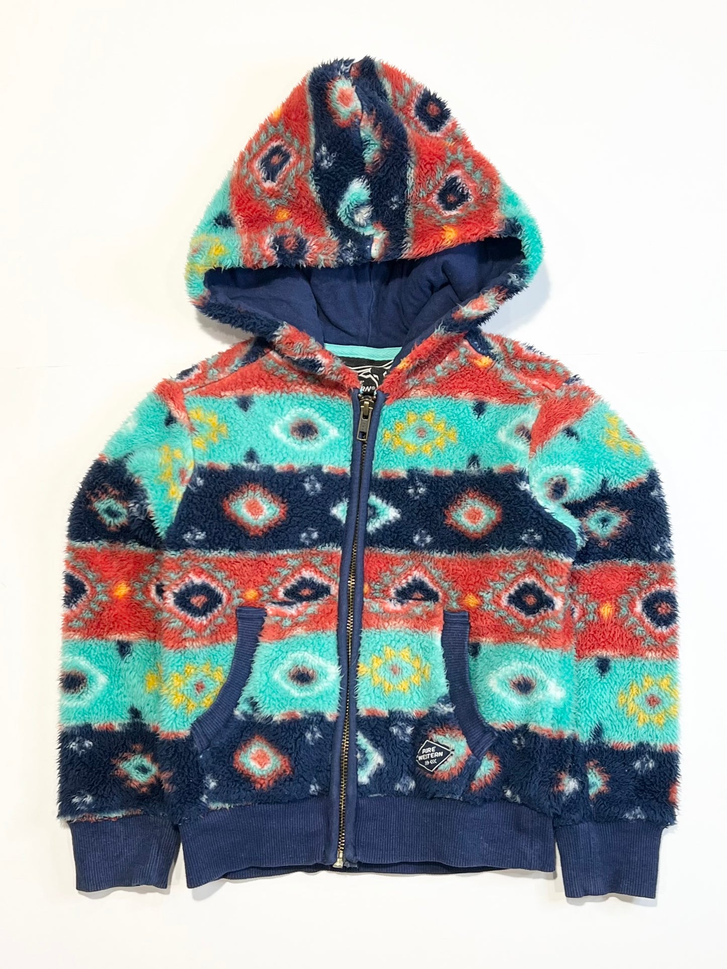 Fleece zip hoodie - Size 4