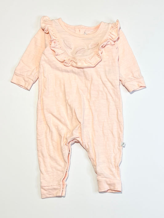 Pink ruffle onesie - Size 000