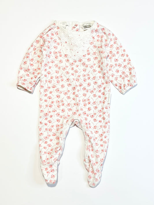 Ribbed dandelion onesie - Size 000