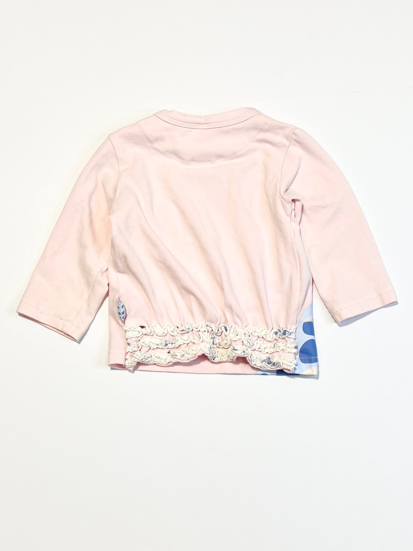 Pink ruffle top - Size 000