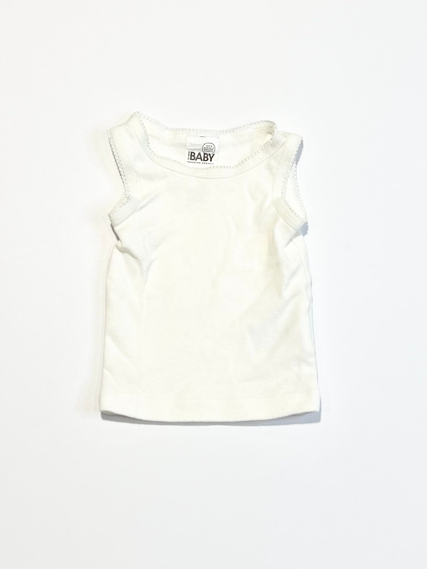 White singlet - Size 0000