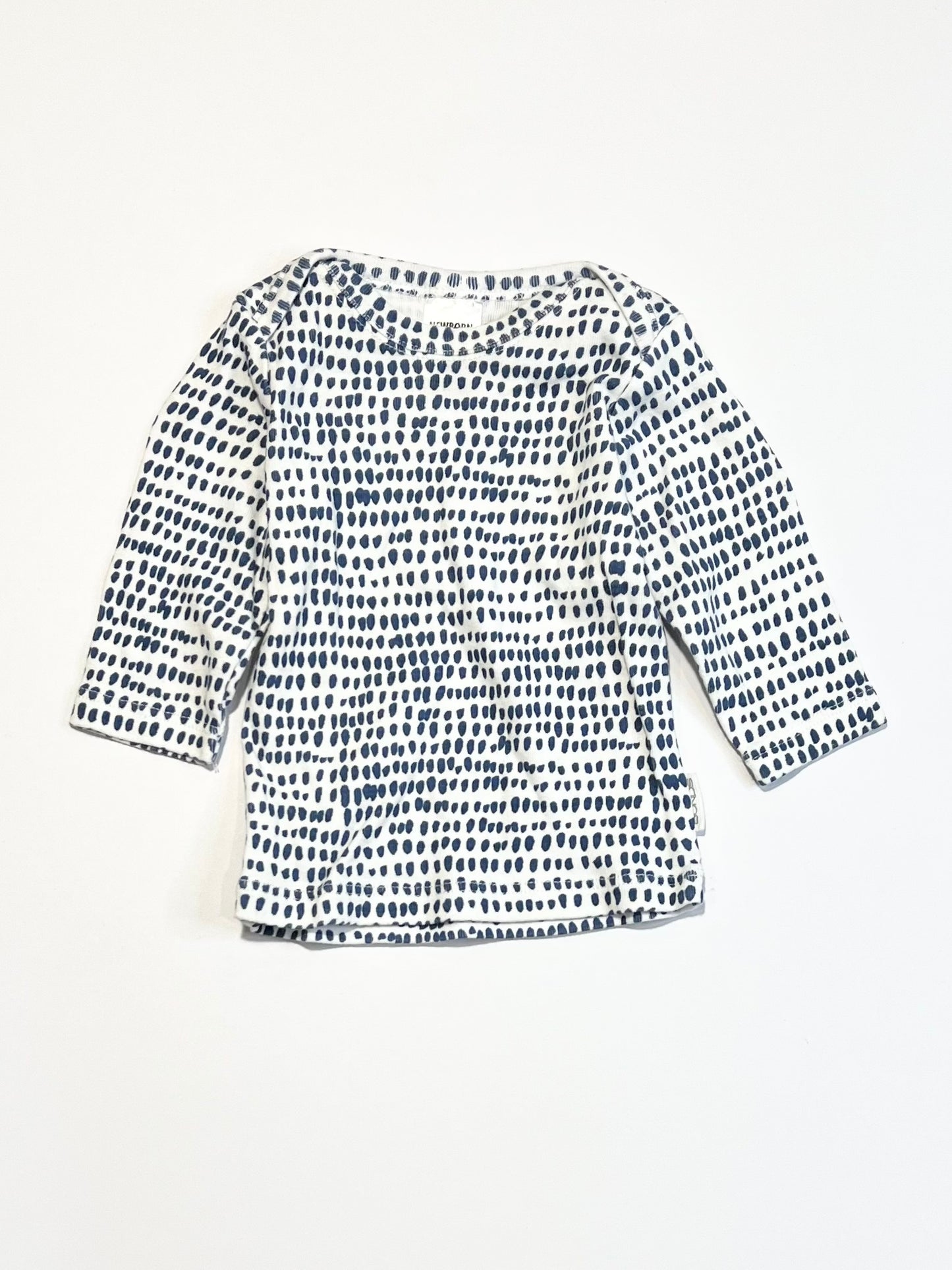 Spotty ribbed top - Size 0000
