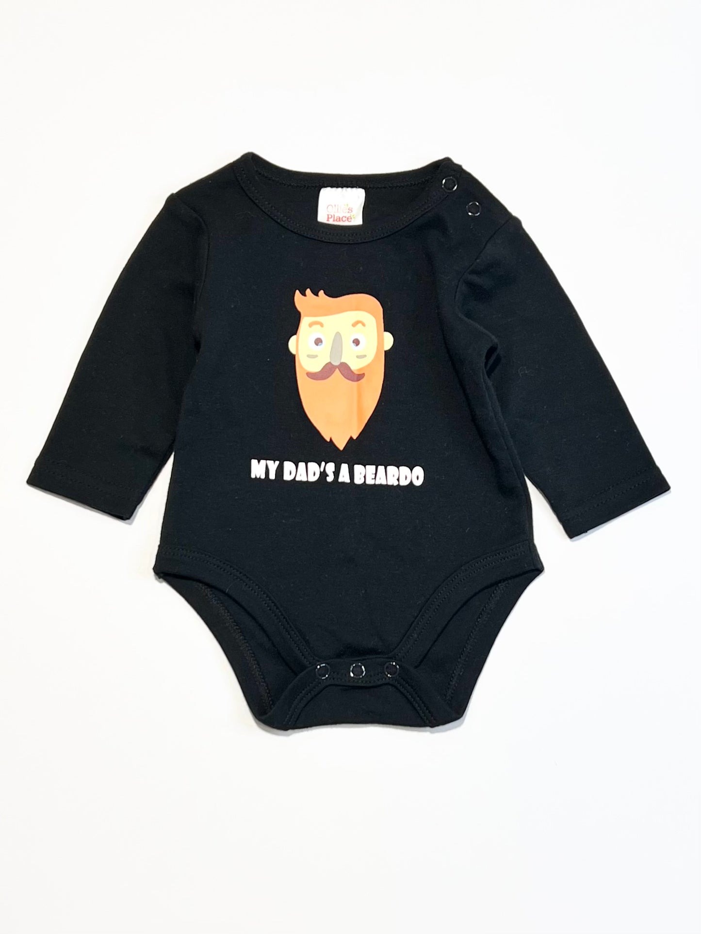Dad's a beardo bodysuit - Size 0000